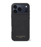 Aspinal Of London grained leather iPhone 17 Pro case - British product