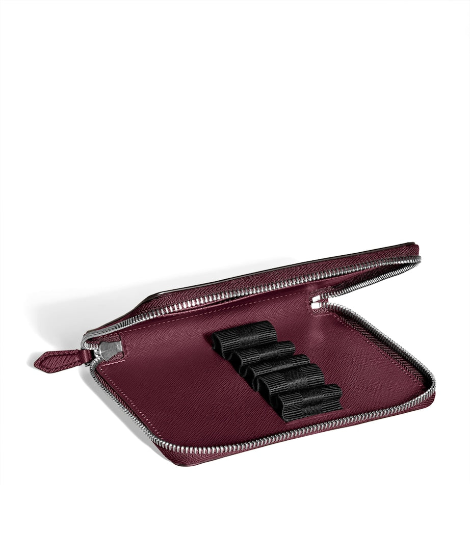 Montblanc Sartorial 5-pen leather pen pouch, UK version