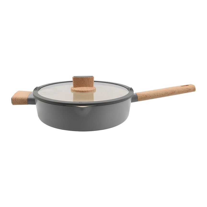 George Home Grey Simplicity 28cm Saute Pan