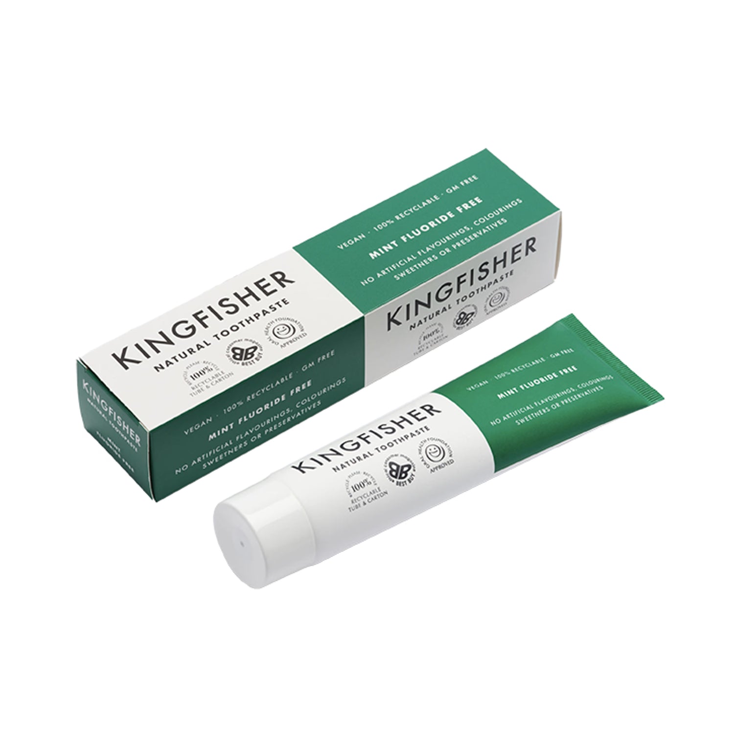 Kingfisher Mint Fluoride-Free Toothpaste