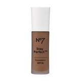 No7 Stay Perfect Foundation SPF30 30ml GOODS Boots walnut 190C  