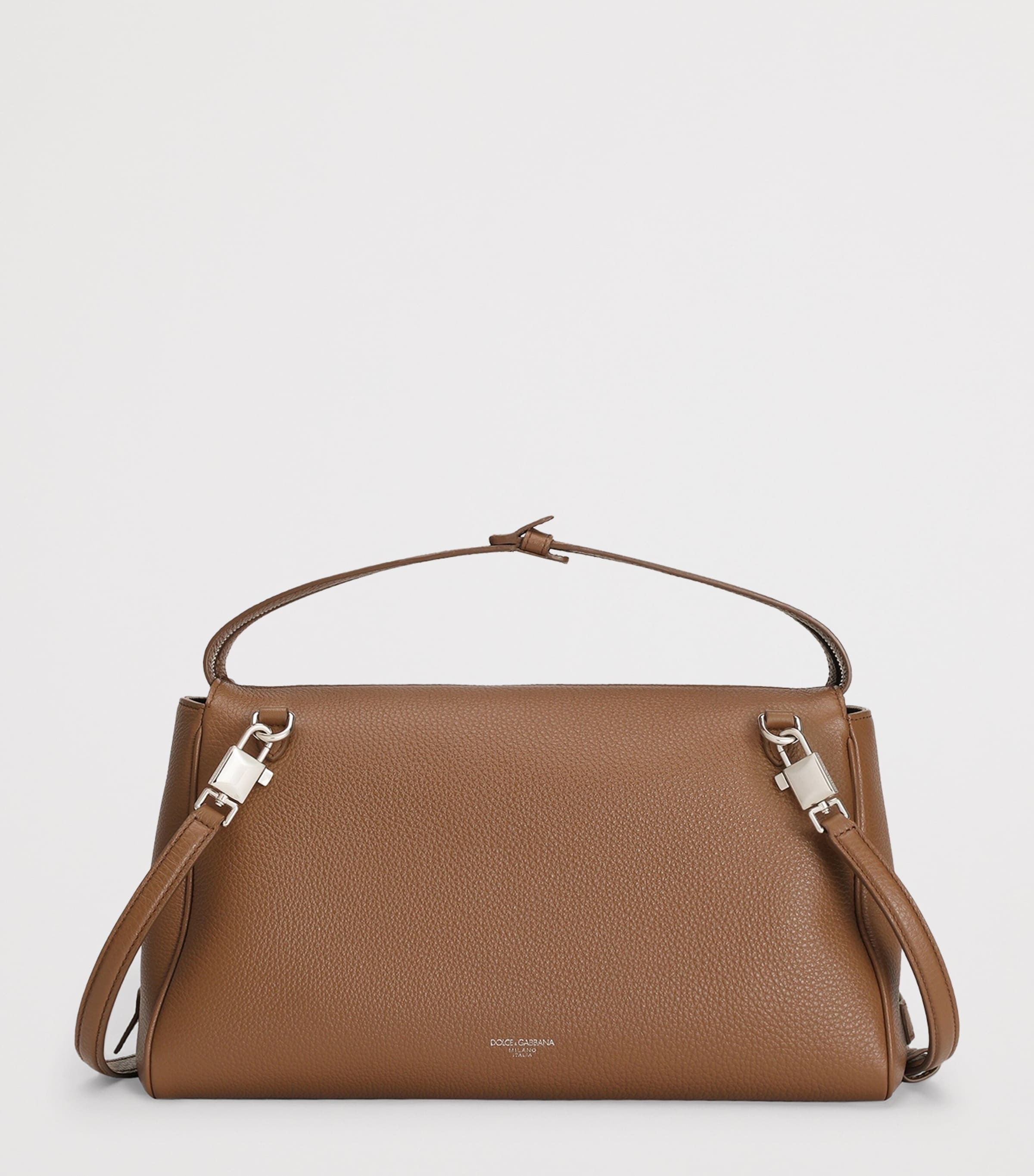 Dolce&Gabbana Vittoria shoulder bag in grained calfskin - British product