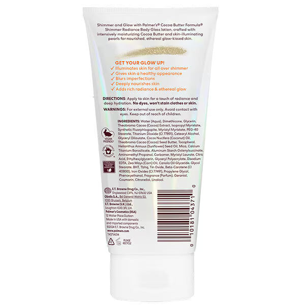 Palmer's Cocoa Butter Formula Shimmer Radiance Body Gloss , imported from the UK