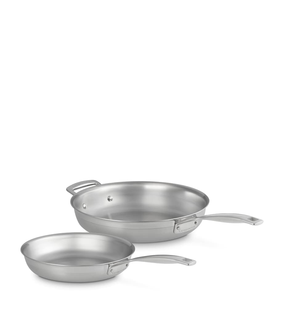 Le Creuset 3-ply frying pan set 24cm and 28cm - British product