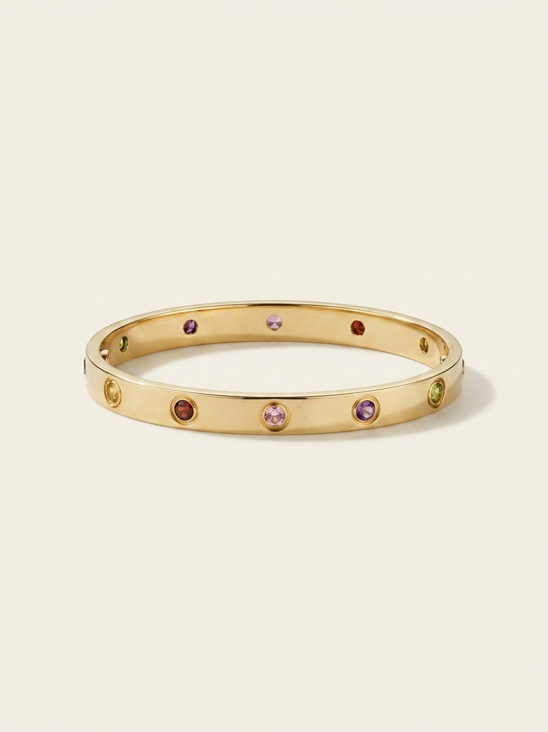 Cartier LOVE bracelet 18ct gold sapphire garnet, imported from the UK