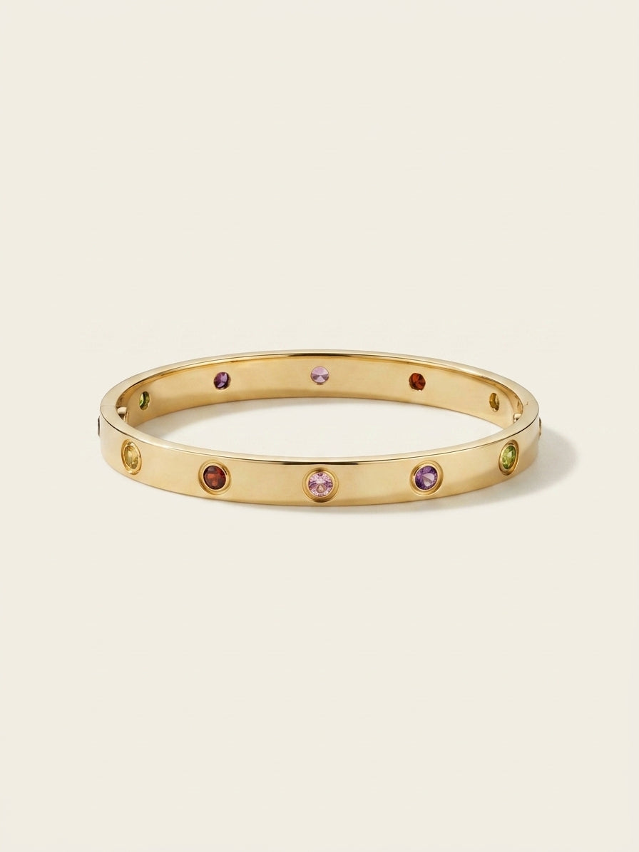 Cartier LOVE bracelet 18ct gold sapphire garnet, imported from the UK