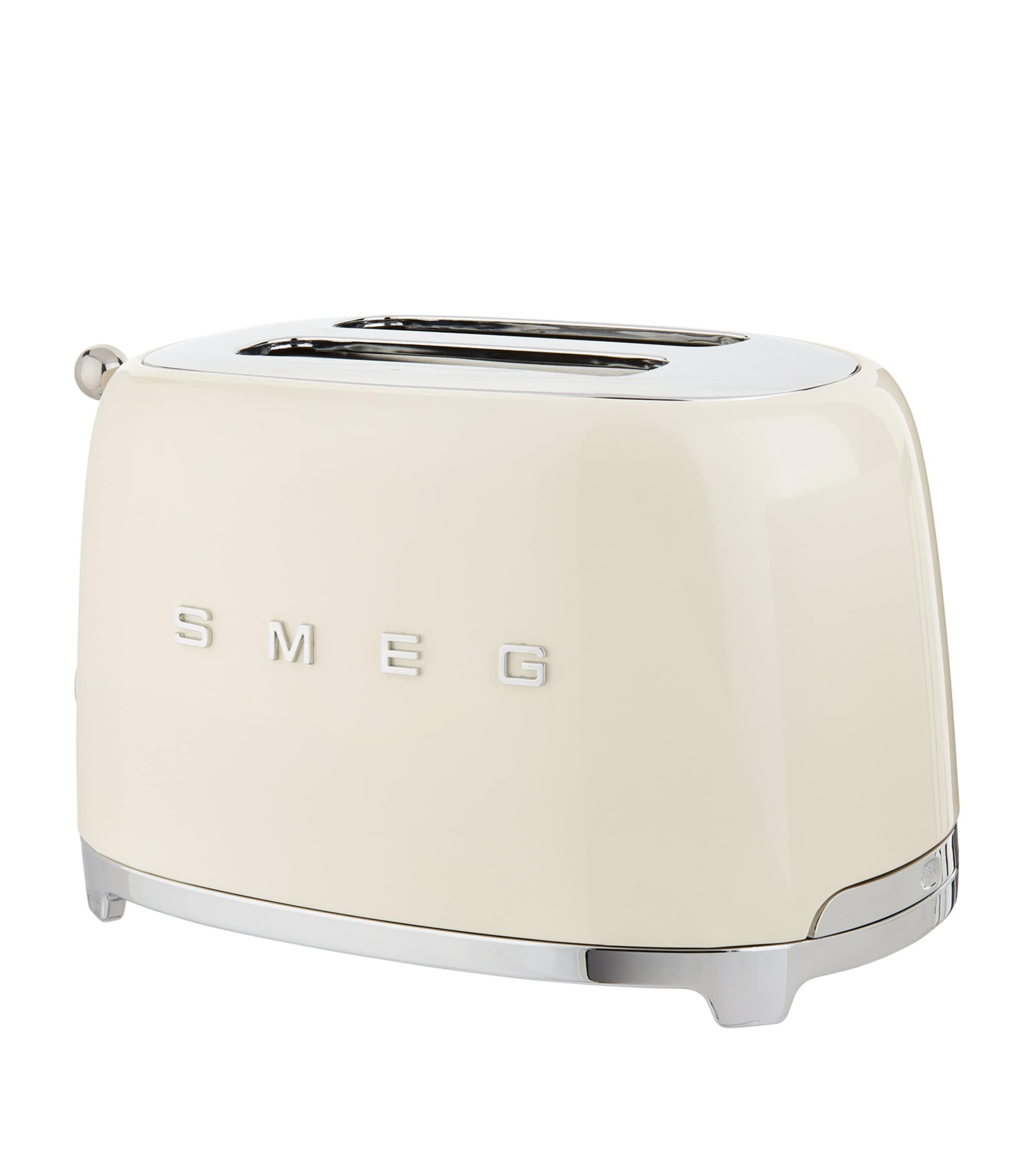 Smeg retro style 2-slice toaster with wide slots (British brand)