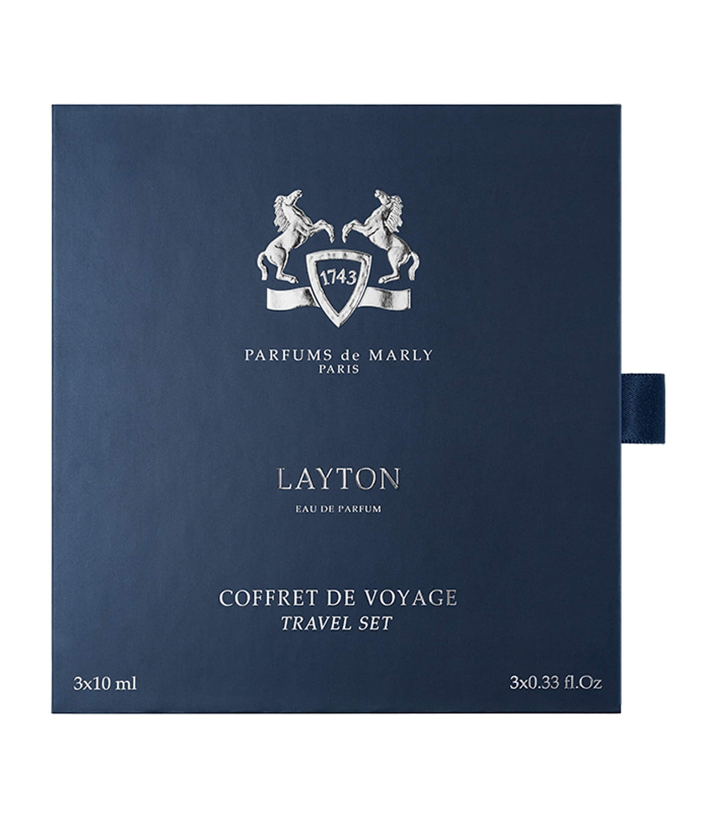 Parfums de Marly Layton travel fragrance set 3 x 10ml, imported from the UK