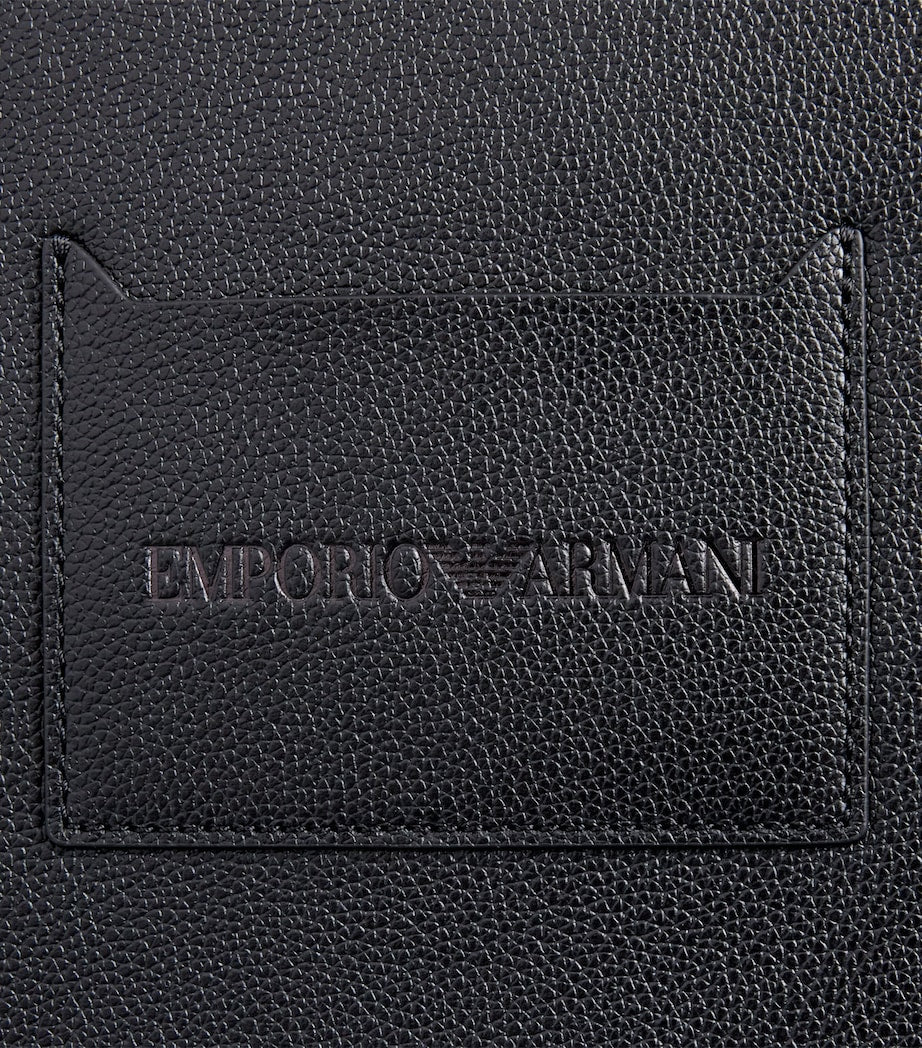 Emporio Armani leather portfolio pouch, UK version