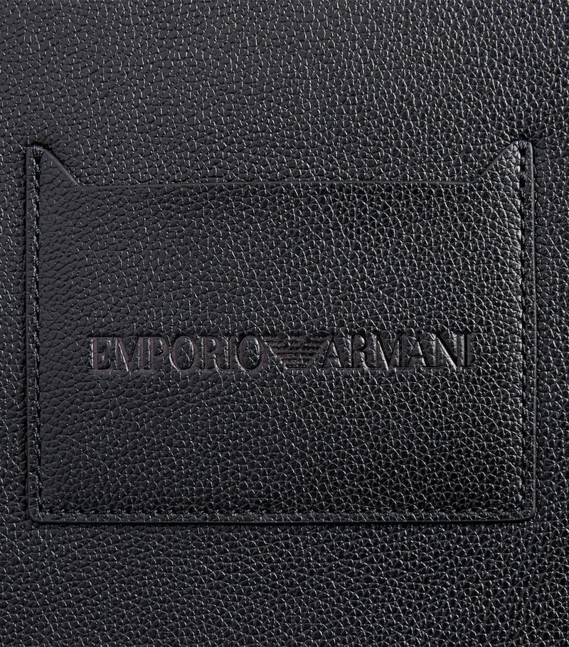 Emporio Armani leather portfolio pouch, UK version