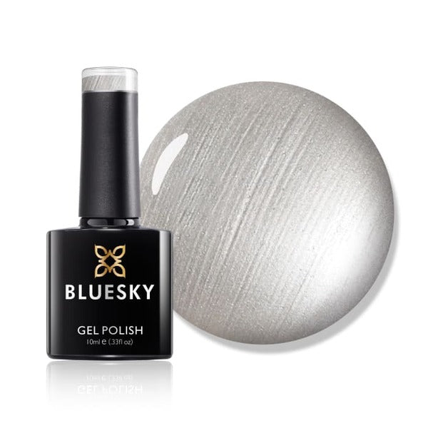 Bluesky Silver Chrome High-Gloss Gel Polish - British product