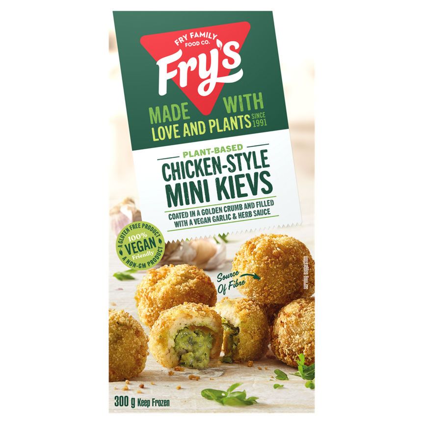 Fry's Plant-Based Chicken-Style Mini Kievs 300g GOODS ASDA   