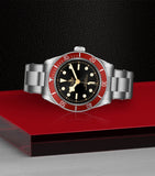 Tudor Black Bay 41mm stainless steel watch (British brand)