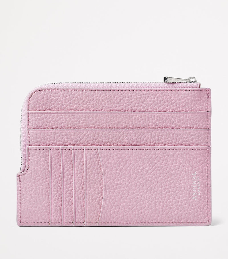 Aspinal of London leather zipped travel wallet - British product