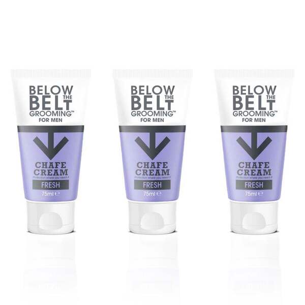 Below the Belt anti chafing cream fresh scent 75ml trio (British brand)