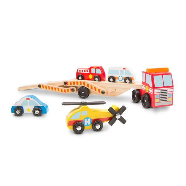 Melissa & Doug Emergency Vehicle Carrier Toys & Kid's Zone M&S   