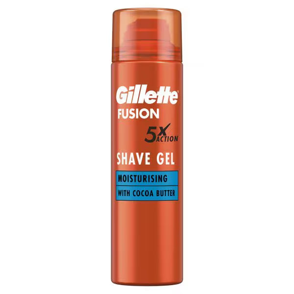 Gillette Fusion5 Moisturising Shaving Gel 200ml, UK version
