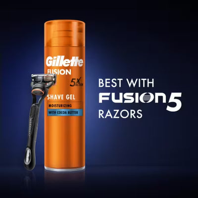 جل حلاقة جيليت Fusion5 مرطب للبشرة الحساسة من Superdrug 200 مل - اشترِ عبر الإنترنت من McGrocer