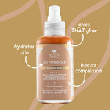 Nature Spell Go for Gold Dry Shimmer Oil, imported from the UK