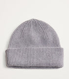 Le Bonnet lambswool ribbed beanie, imported from the UK