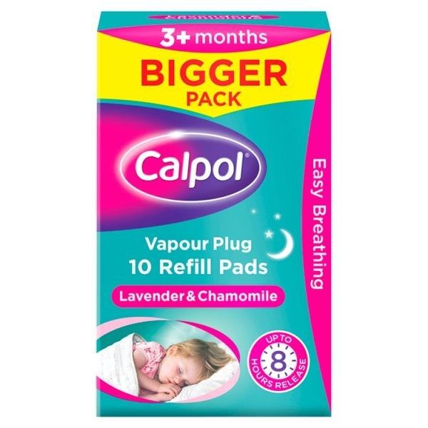 Calpol Vapour Plug XL Pack 10 Refill Pads GOODS Superdrug   