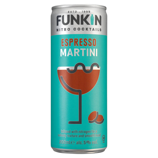 Funkin Nitro Cocktails Espresso Martini 200ml All spirits & liqueurs Sainsburys   