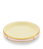 GINORI 1735 porcelain butter dish Giallo 10cm, UK version