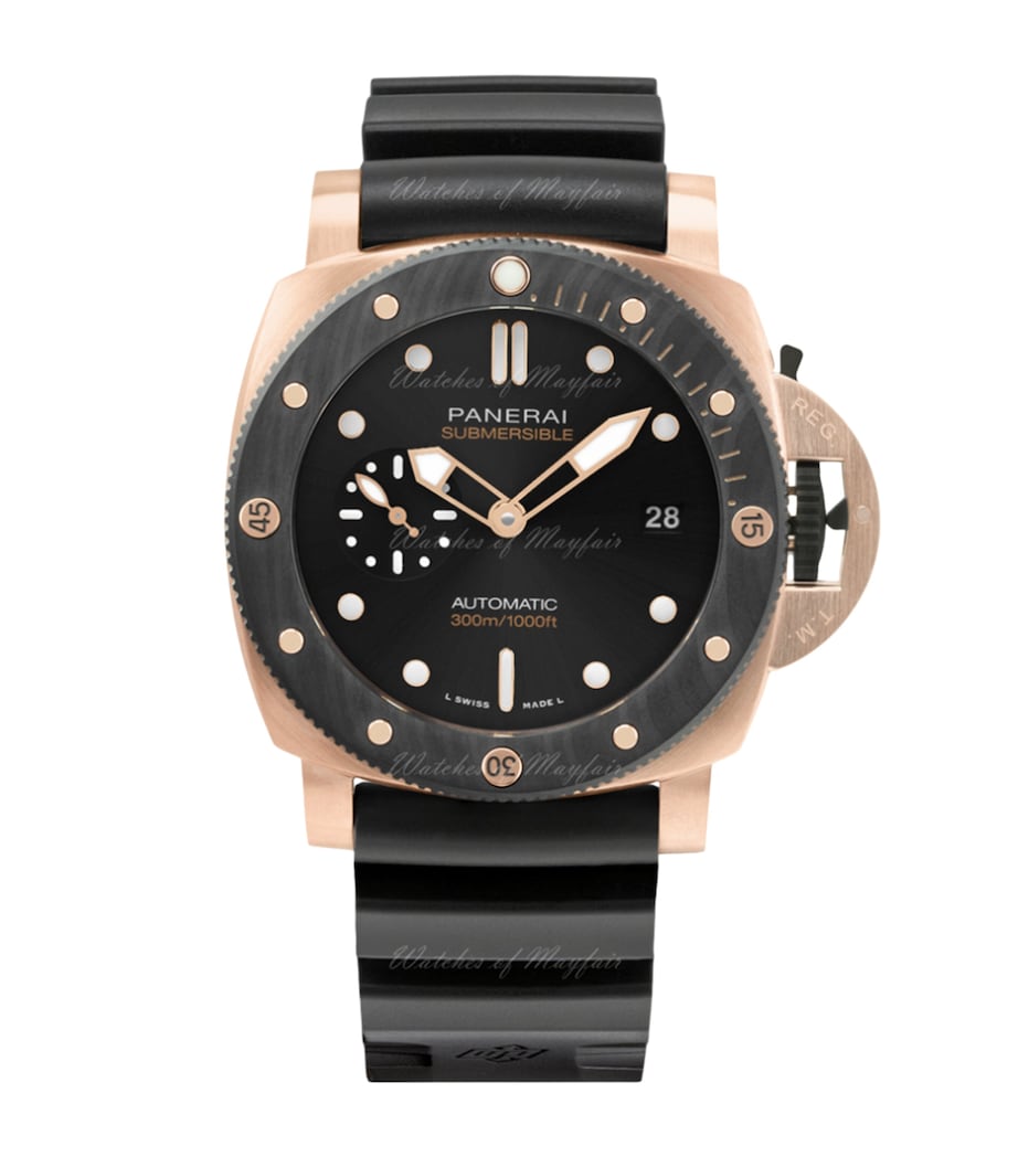 Panerai Submersible QuarantaQuattro Goldtech OroCarbo watch 44mm - British product