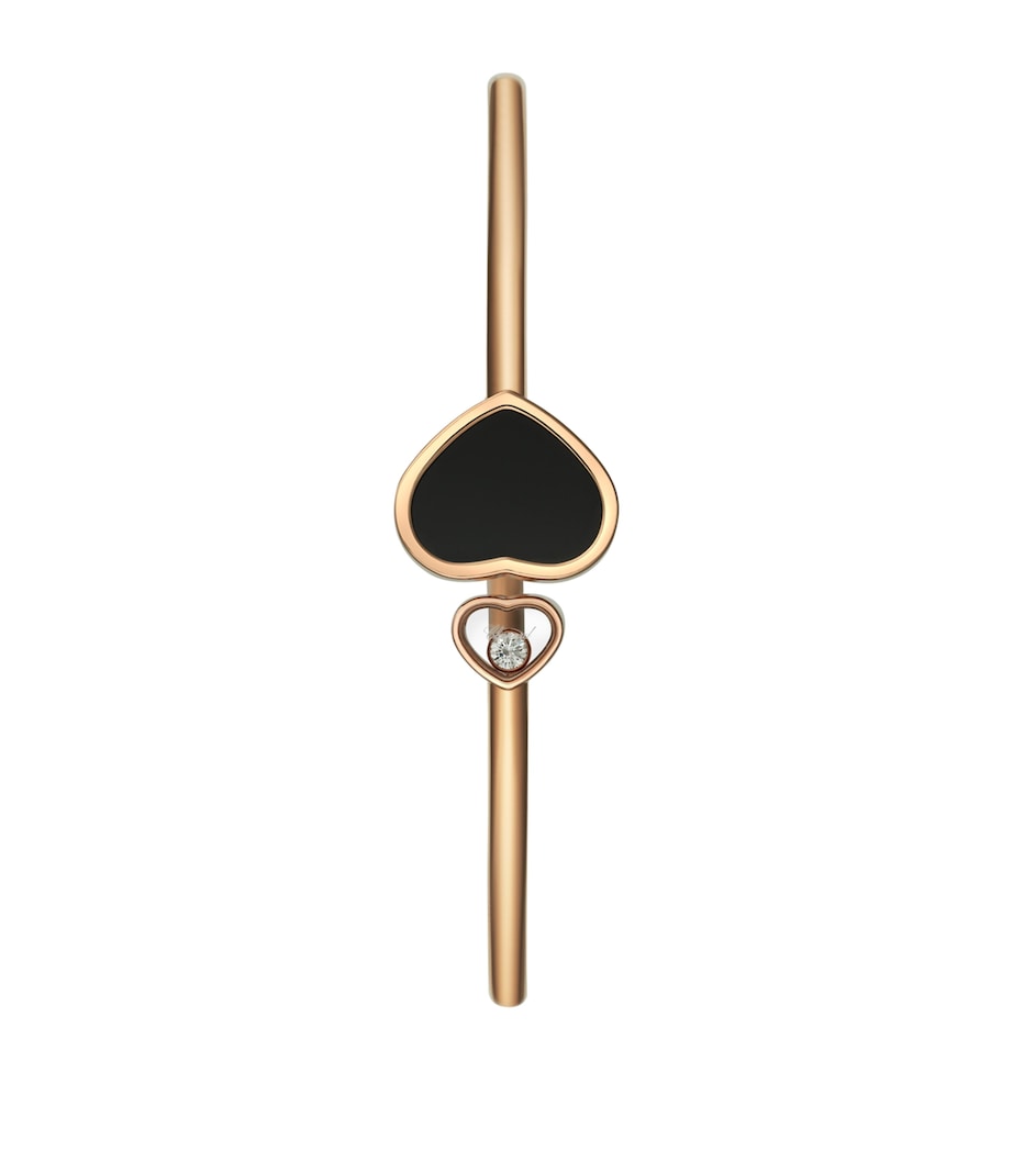 Chopard Happy Hearts rose gold bangle with diamond, imported from the UK