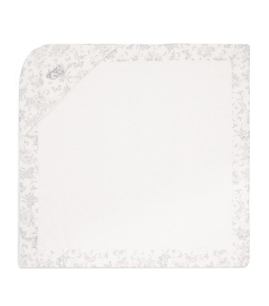 Tartine et Chocolat cotton Toile de Jouy bath cape, UK version