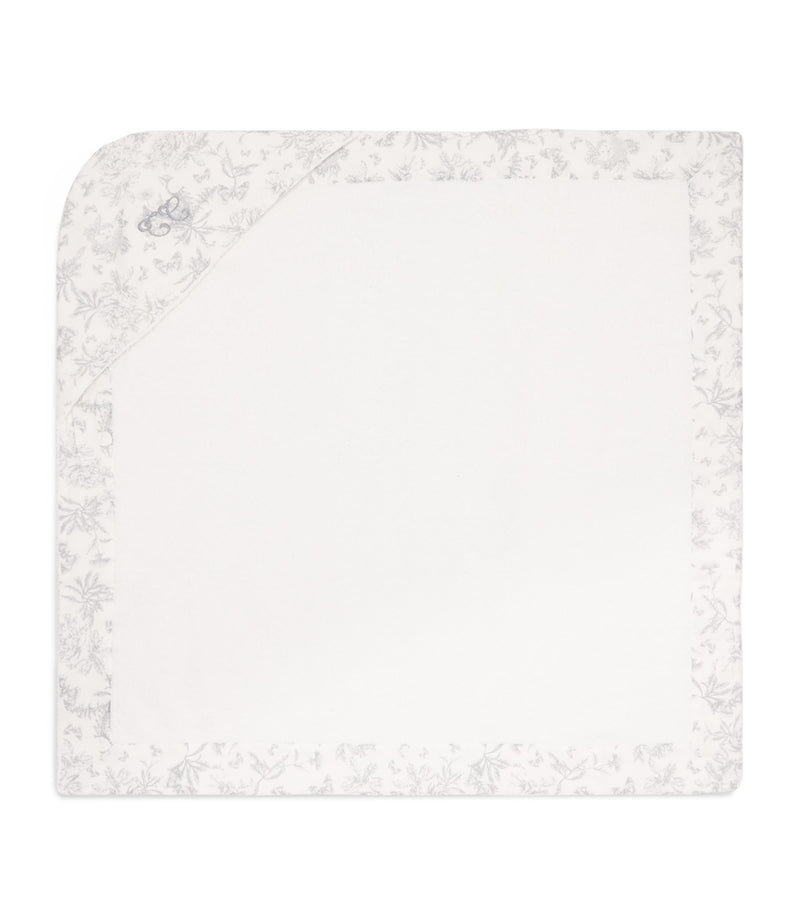 Tartine et Chocolat cotton Toile de Jouy bath cape, UK version