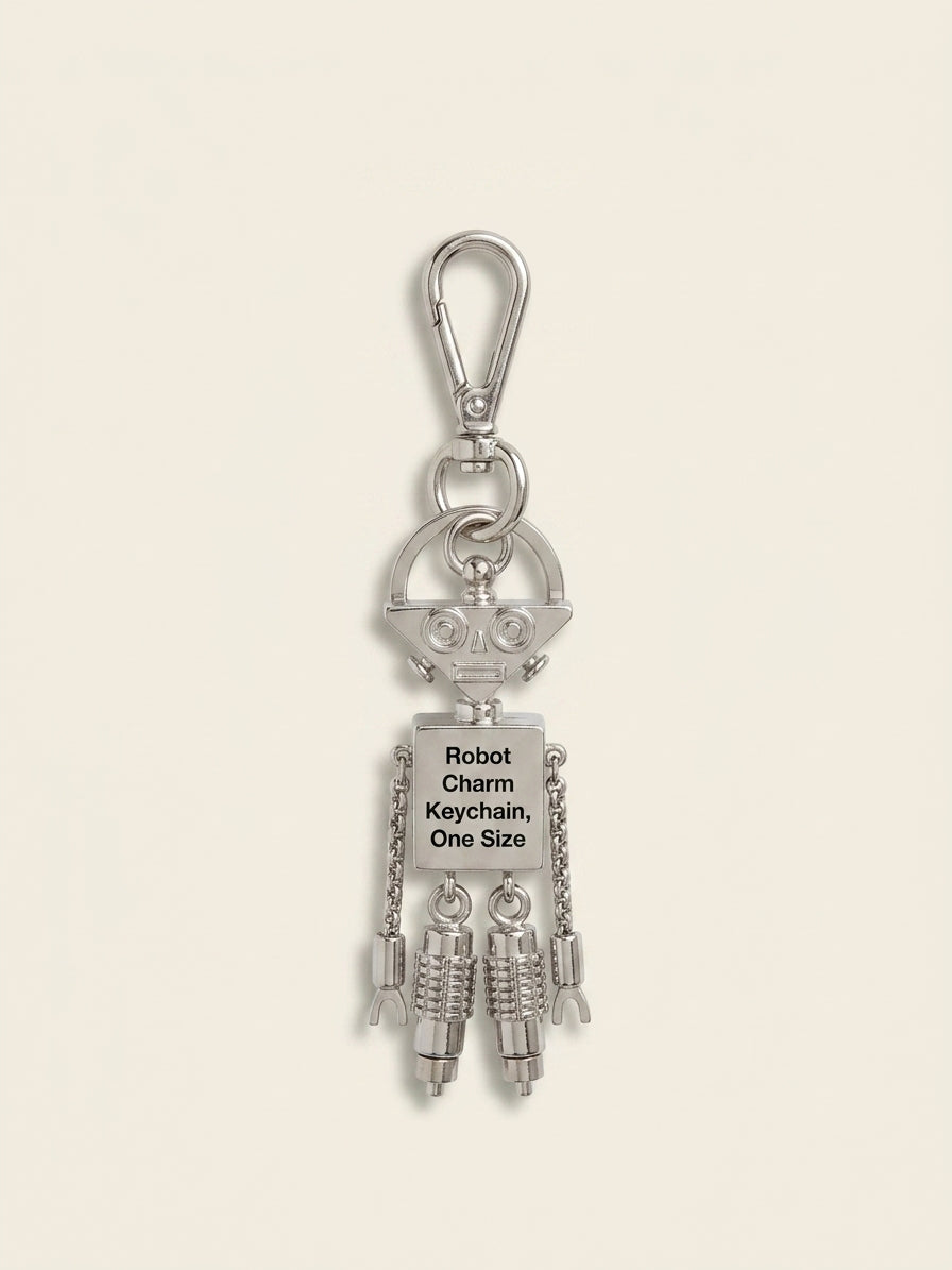 Prada robot keychain charm in Saffiano leather 9.5cm, UK version