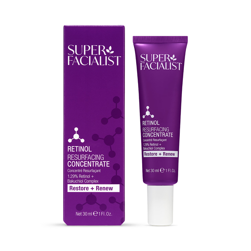 Super Facialist retinol resurfacing concentrate 30ml, UK version