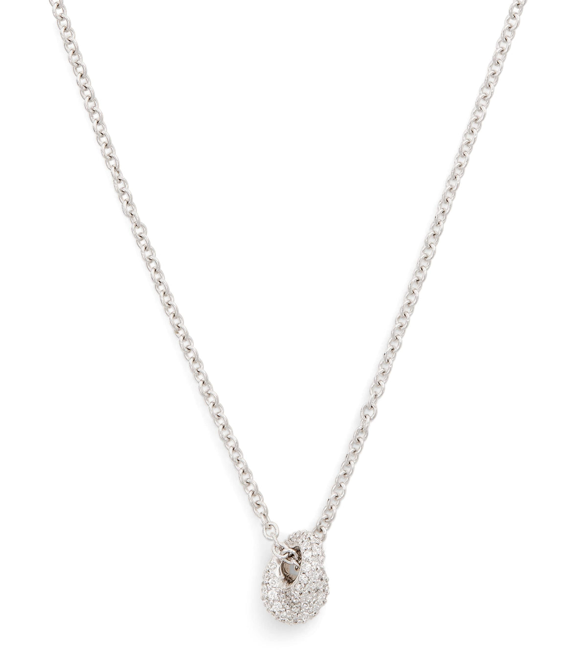 Engelbert Legacy Knot pendant necklace white gold diamonds - British product