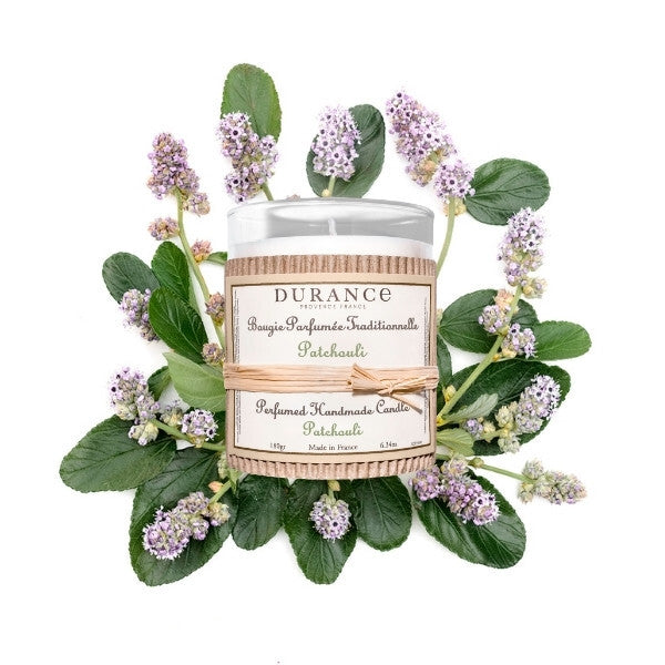 Durance handmade candle patchouli 180g, imported from the UK