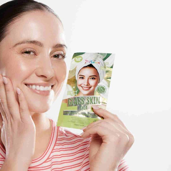 7th Heaven Cica overnight wrapping mask, UK version