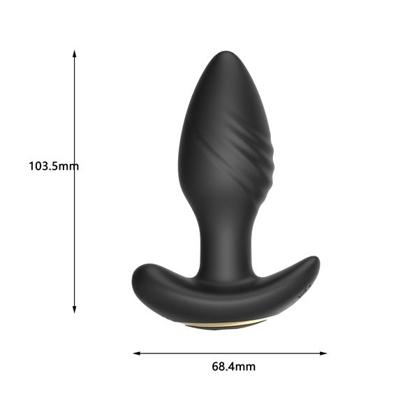 Loving Joy Toosh rotating vibrating butt plug, UK version