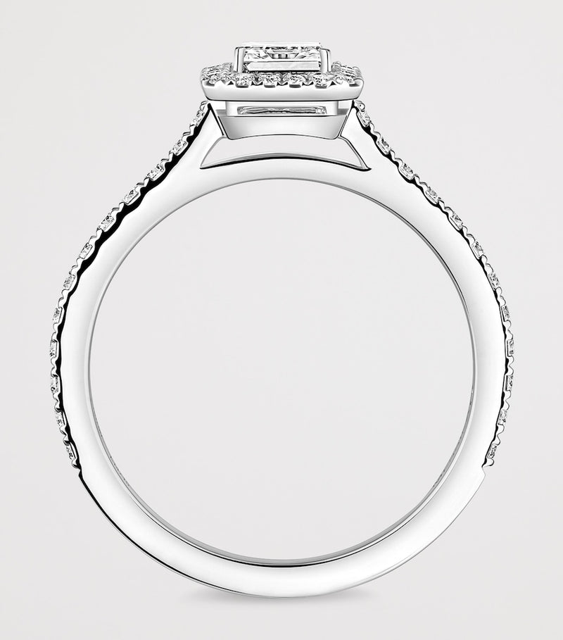 Messika Joy diamond ring white gold 0.75ct, imported from the UK
