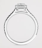 Messika Joy diamond ring white gold 0.75ct, imported from the UK