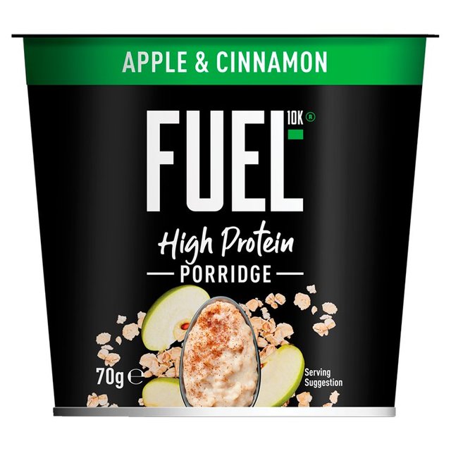 FUEL10K Apple & Cinnamon Porridge Pot   70g Cereals M&S   