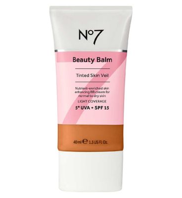 No7 Beauty Balm Tinted Skin Veil SPF15 40ml GOODS Boots rich  