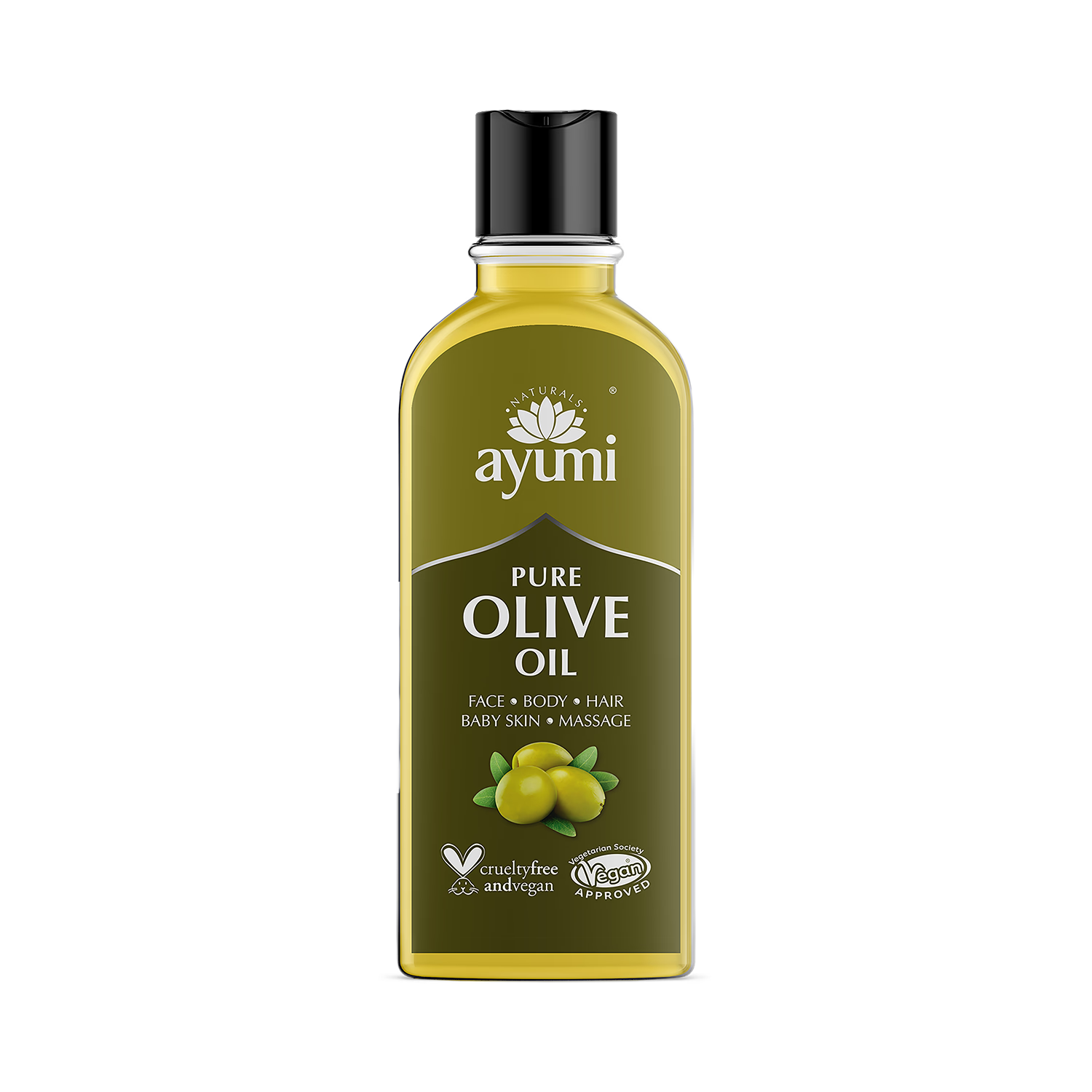 Ayumi cold pressed pure olive oil 150ml, imported from the UK