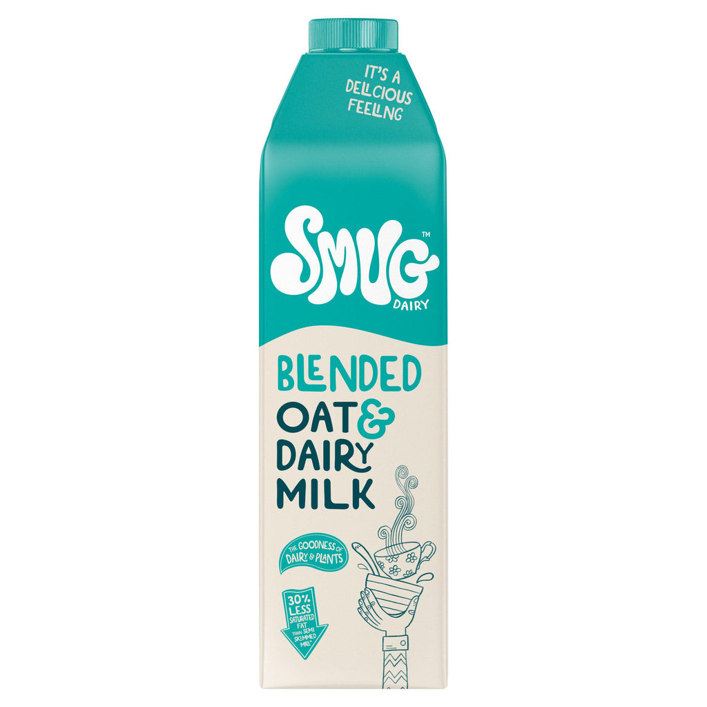 Smug Dairy Blended Oat & Dairy Milk 1L