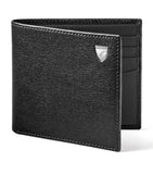 Aspinal of London leather bifold wallet Saffiano - British product