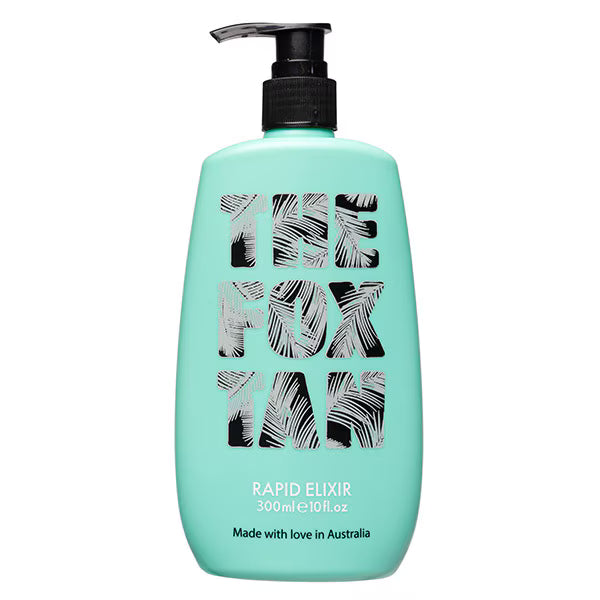 The Fox Tan Rapid Tanning Elixir 300ml, imported from the UK