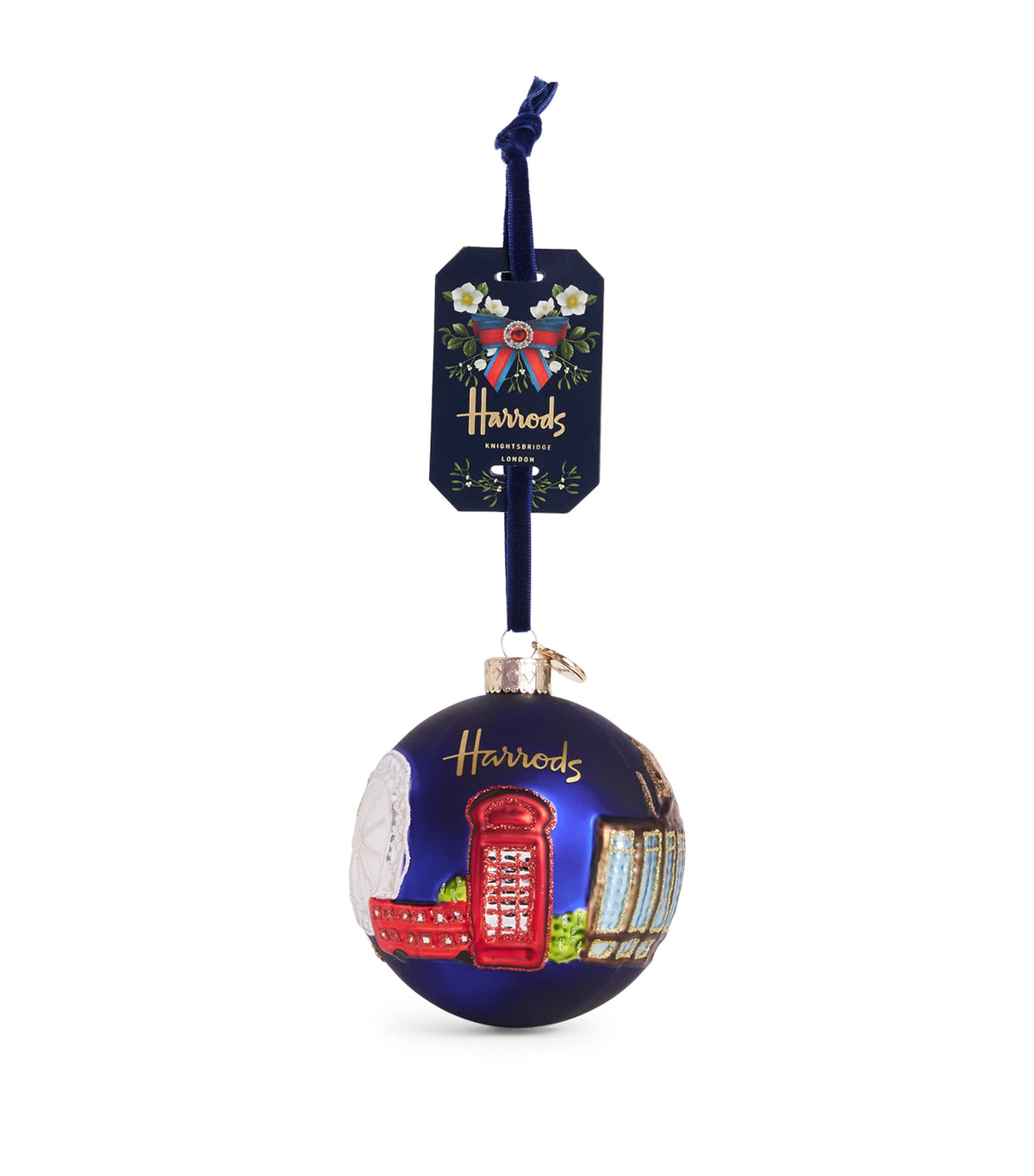 Harrods 3D London skyline bauble with landmarks, UK version