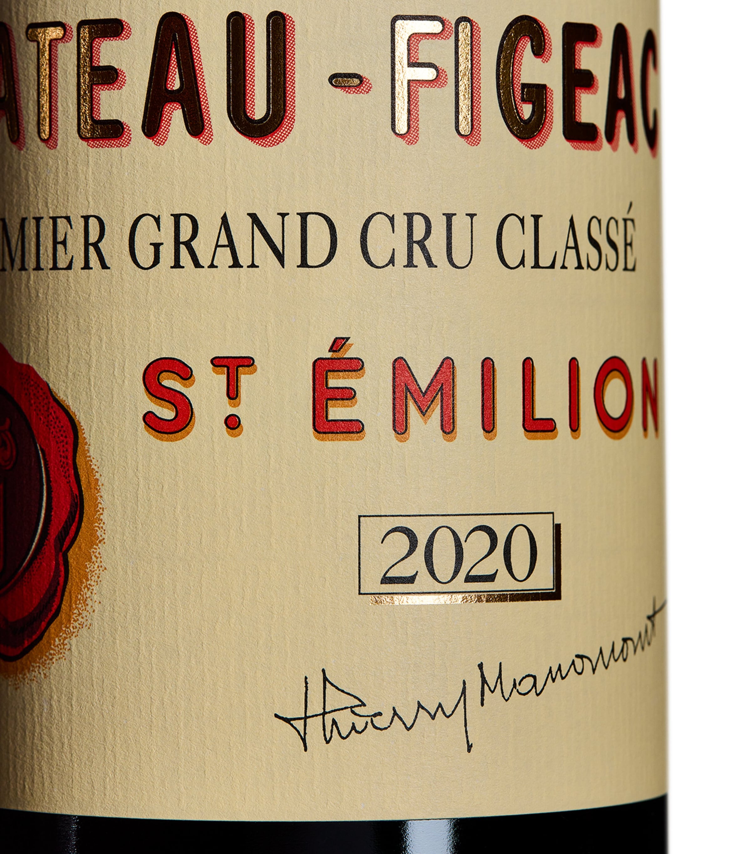 Château Figeac 2020 Bordeaux red wine 75cl - British product