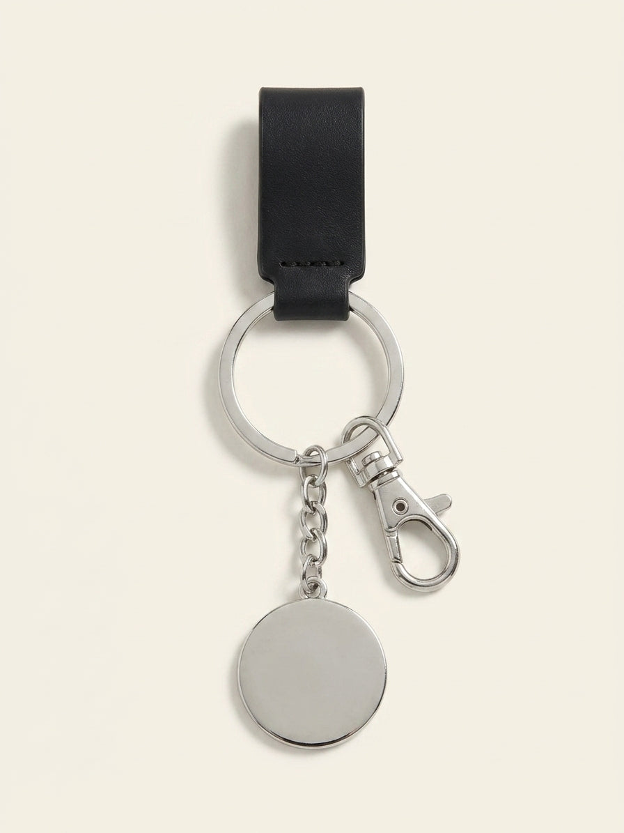 Vivienne Westwood orb keyring charm black silver (British brand)
