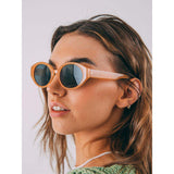 SVNX oval plastic frame sunglasses one size - British product