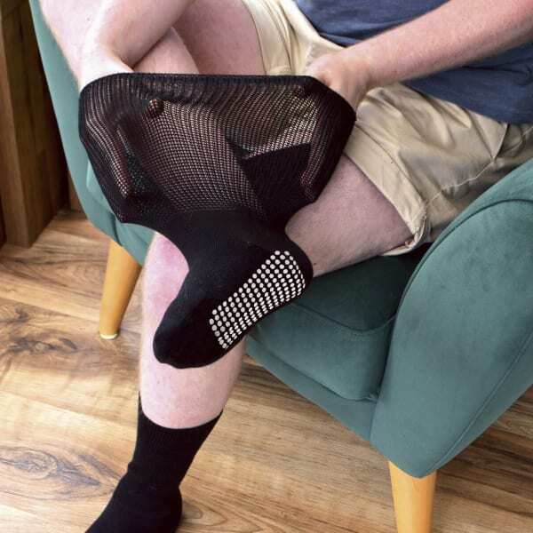 Dr.Socks extra wide oedema socks with grips (British brand)